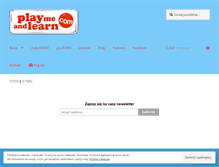 Tablet Screenshot of playmeandlearn.com